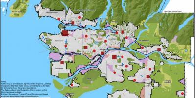 Greater vancouver regional district kartta