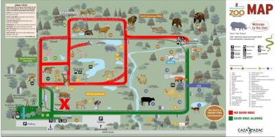 Kartta vancouverin eläintarha