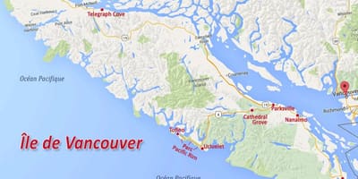 Kartta vancouver island gold väittävät 