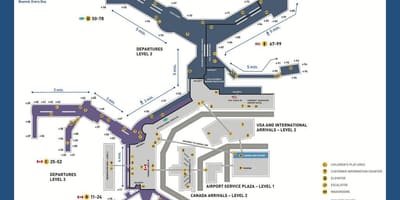 Vancouver terminaali kartta