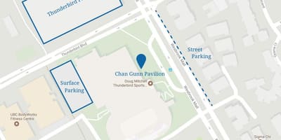 Vancouver ilmainen pysäköinti kartta