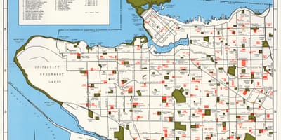 Kartta vancouver yhteisön
