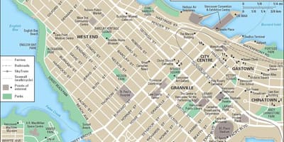 Kartta west end vancouver bc